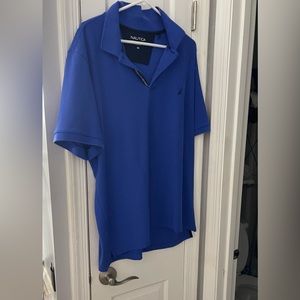 Mens Nautica Performance Deck Shirt Polo